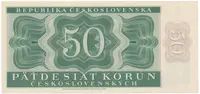 50 Koruna 1950, II. vydání, Hej.88a - fotografie 2