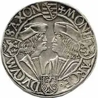 Sasko, Friedrich III., Johann a Georg, 1507 - 1525 — 1