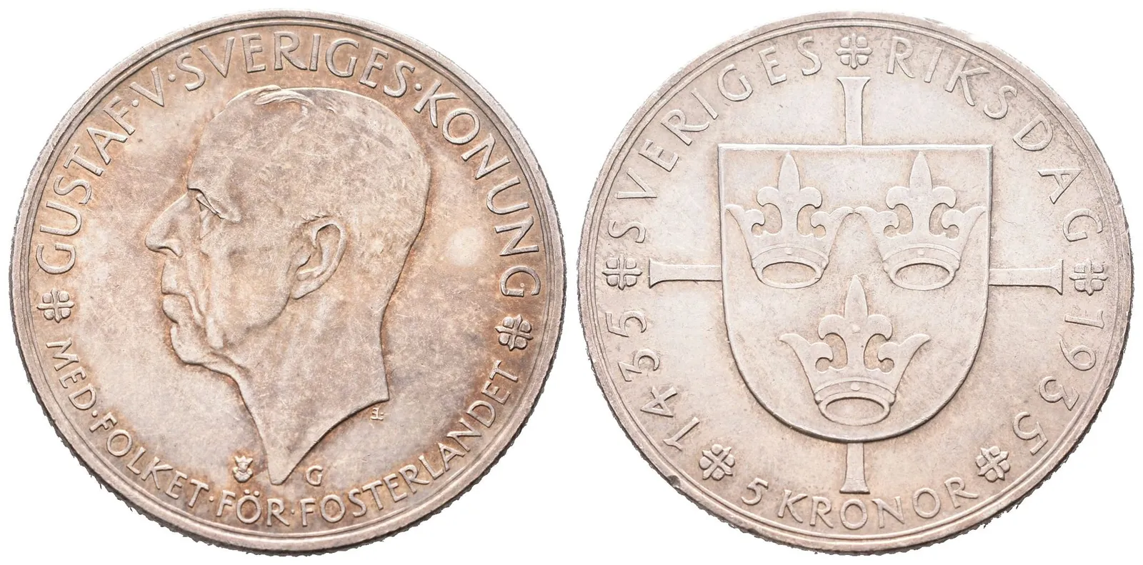 Švédsko, 5 Korun 1935