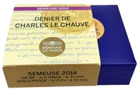 Francie, 100 Euro 2014 - Denár Charles le Chauve - fotografie 5