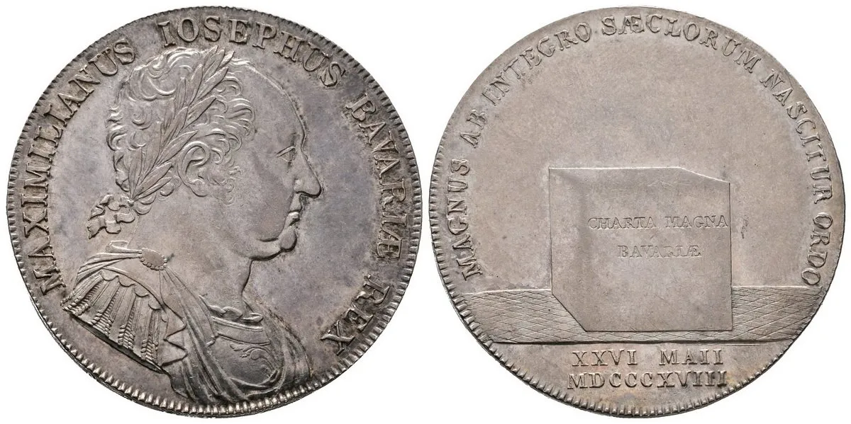 Bavorsko, Maximilian IV./I. Josef, 1799 - 1825 — 1