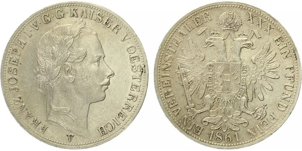 Rakouská a spolková měna, 1857 - 1892 — 1