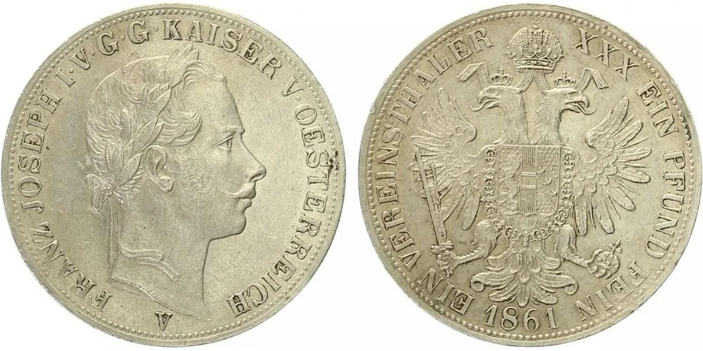 Rakouská a spolková měna, 1857 - 1892 — 1