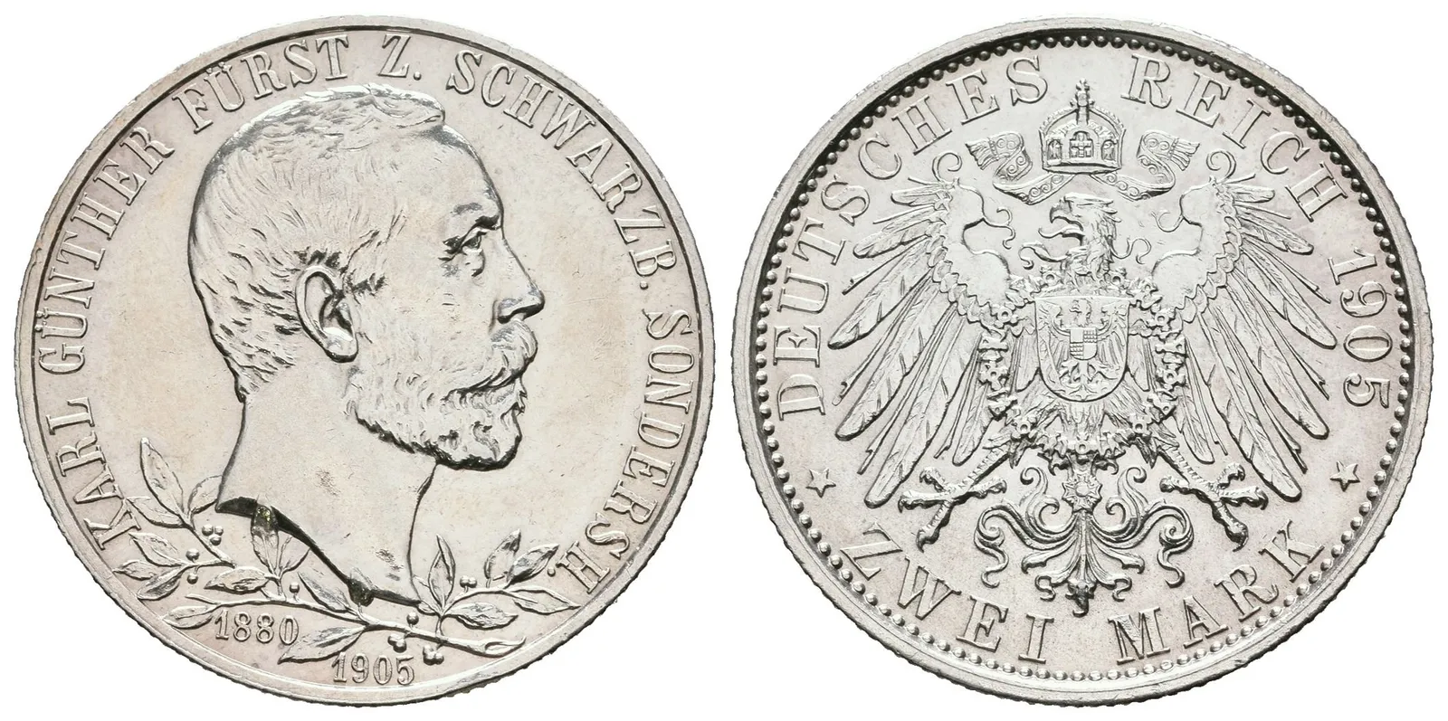 Schwarzburg, 2 Marka 1905 - Pamětní