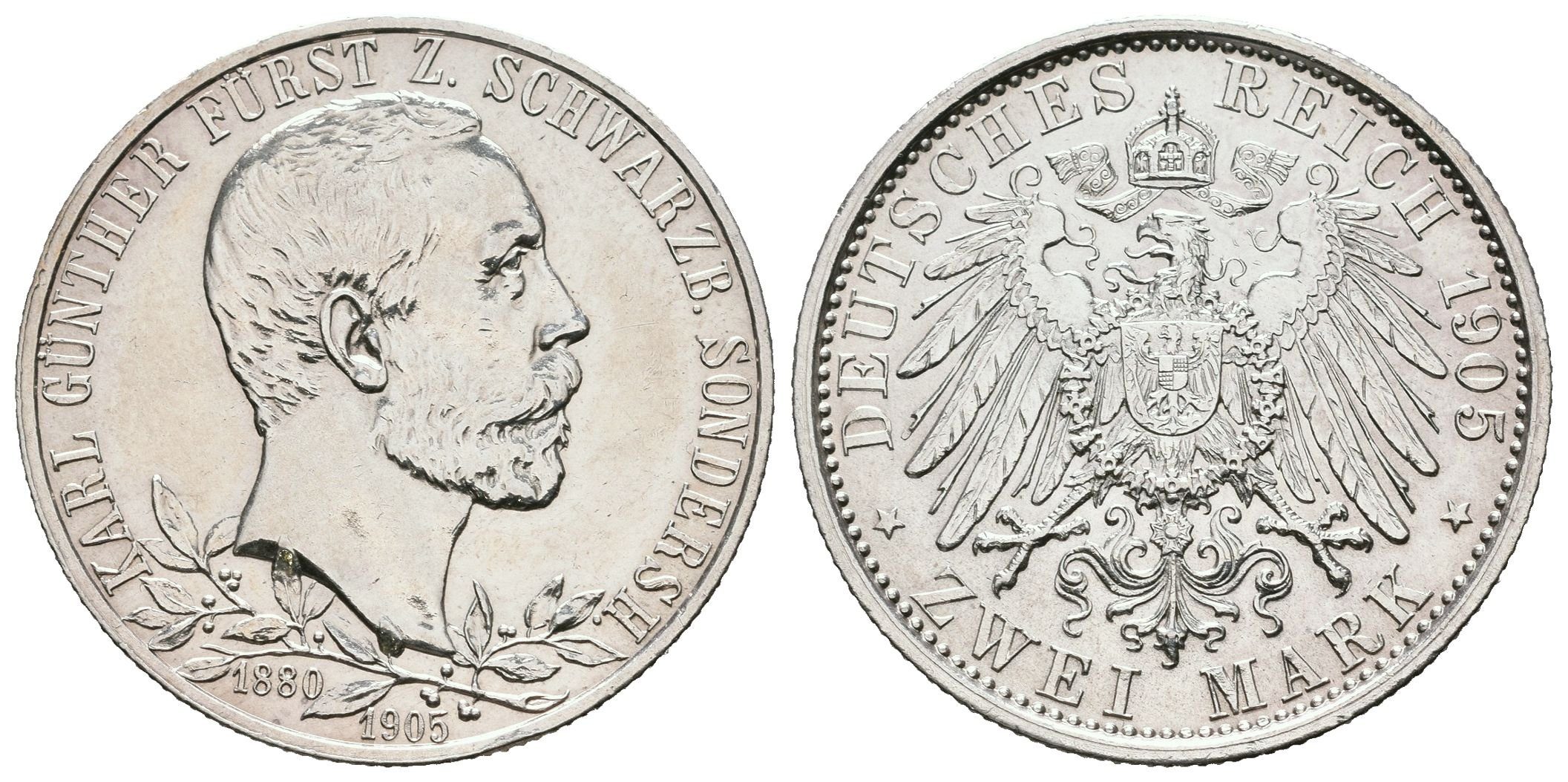Schwarzburg, 2 Marka 1905 - Pamětní