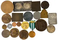 Soubor medailí a plaket Československa, Rakouska a Francie, období kolem roku 1900 - 1990. — 2