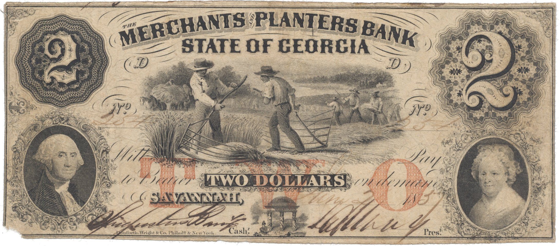 USA - Georgia, 2 Dollar 1857