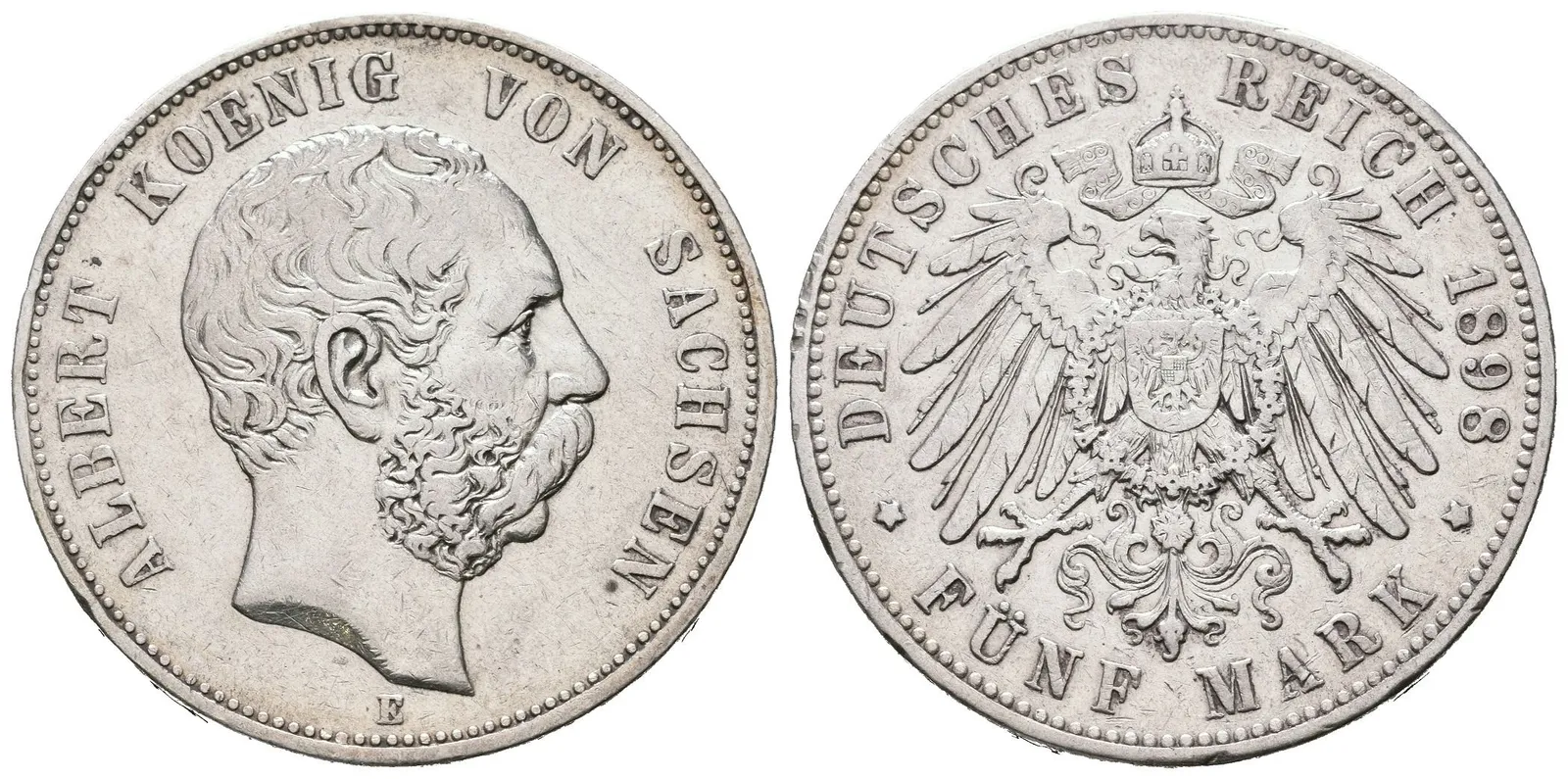 Sasko, 5 Marka 1898