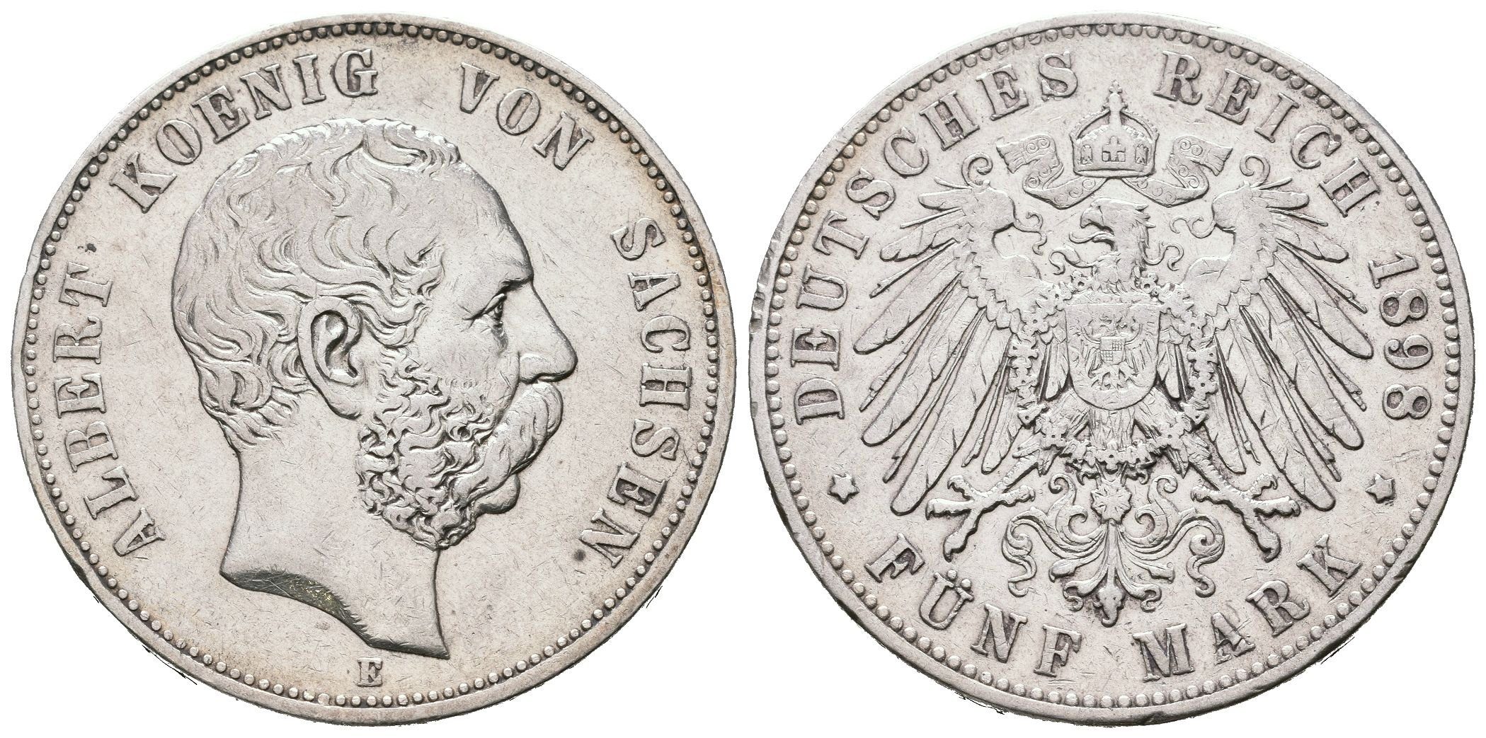 Sasko, 5 Marka 1898