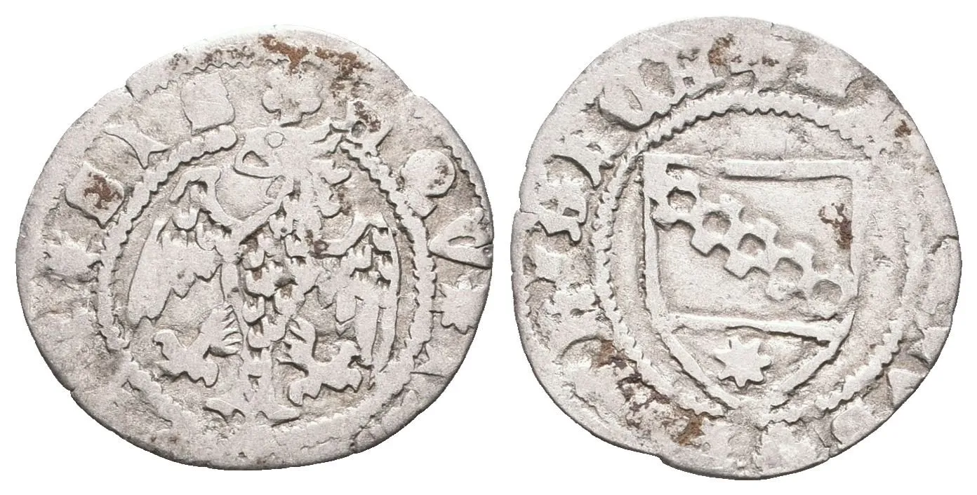 Itálie - Aquilea, Denár b.l.