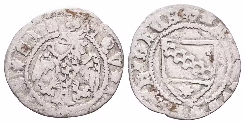 Itálie - Aquilea, Denár b.l.