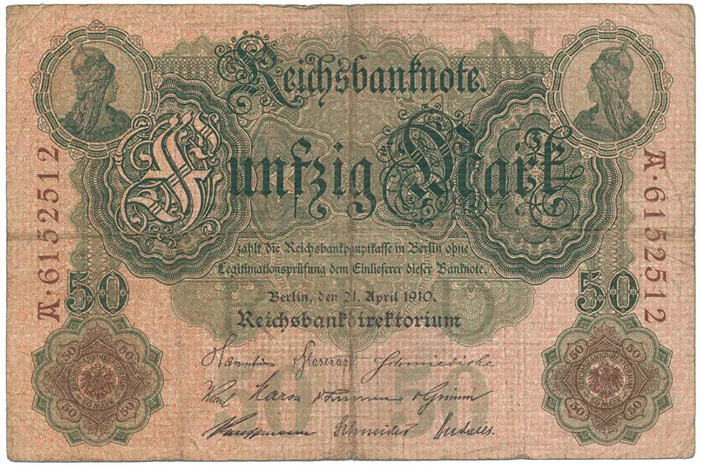 Německo, 50 Mark 1910, Ro.42