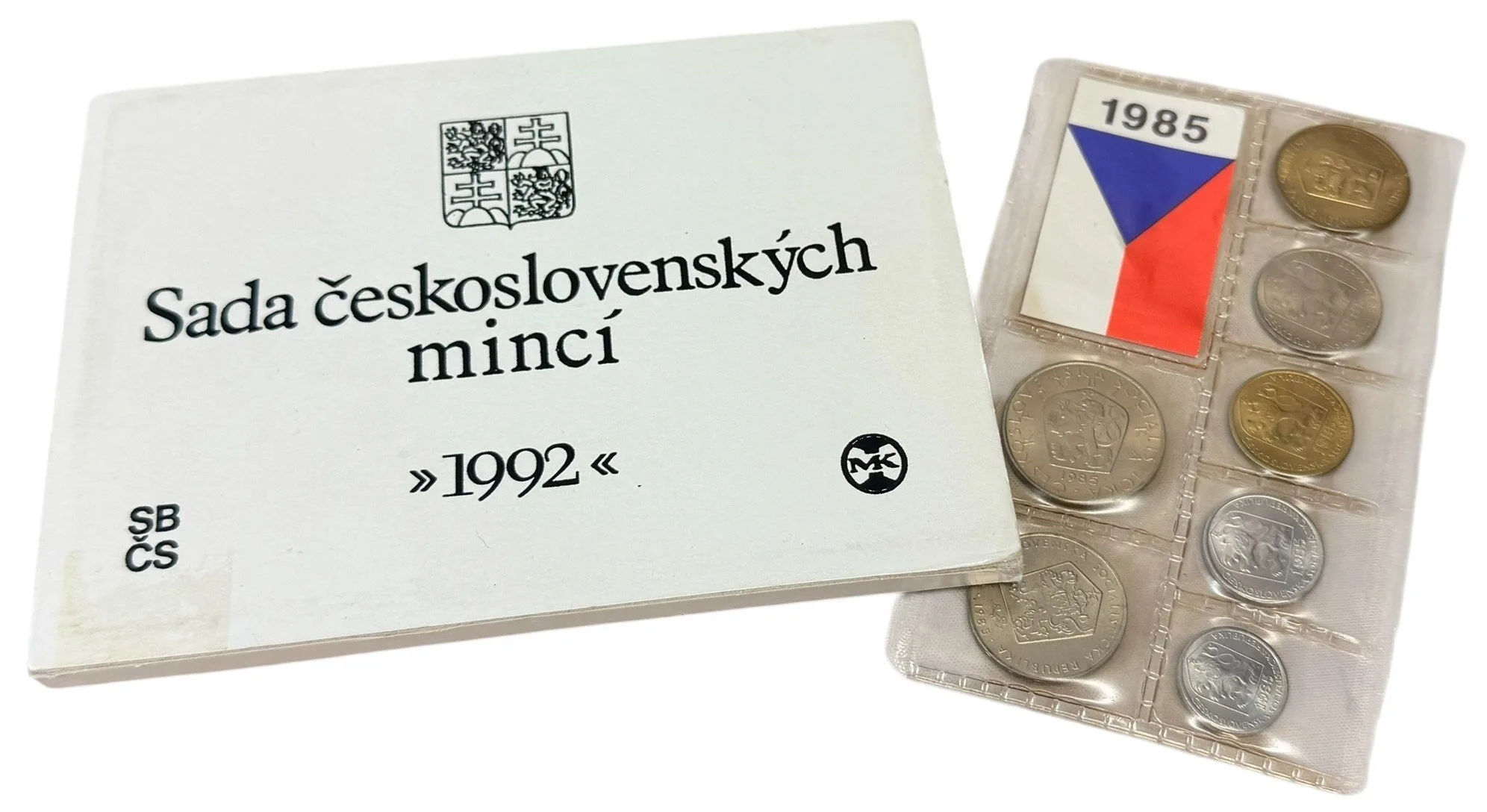 Sada oběžných mincí 1992 (Rašín, Štefánik) + Sada oběžných mincí 1985_ — 1