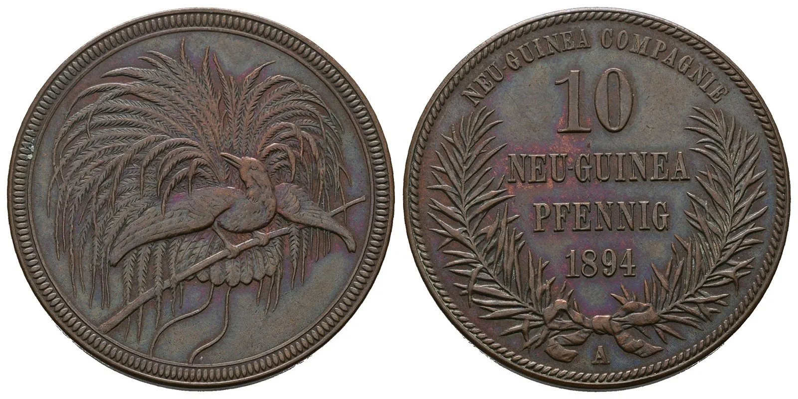 Koloniální ražby, Německá Nová Guinea — 1