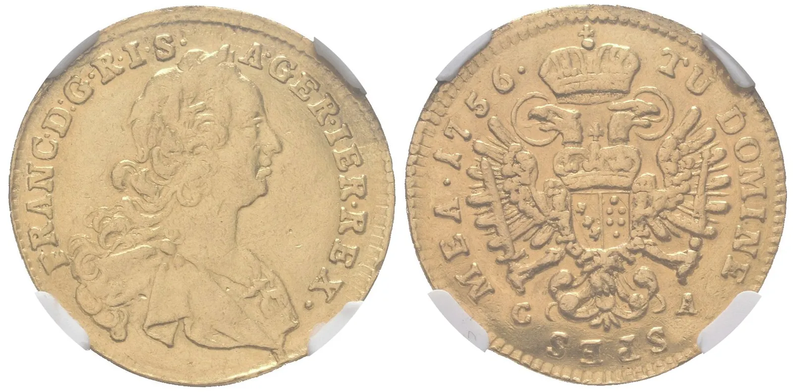František Lotrinský, Dukát 1756 CA, Karlsburg