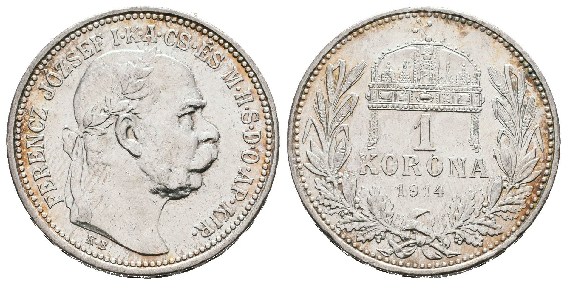 1 Koruna 1914 KB
