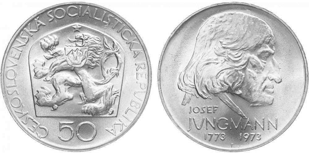 50 Kčs 1973 - Josef Jungmann