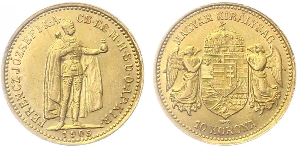 10 Koruna 1905 KB
