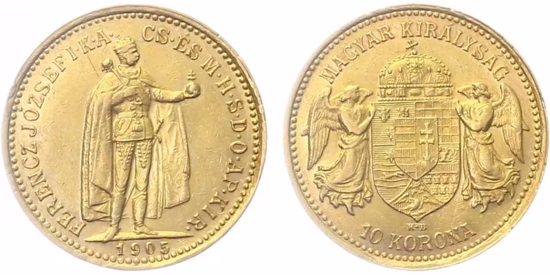 10 Koruna 1905 KB