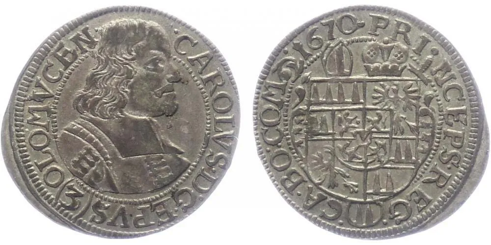Olomouc - biskupství, Karel II. Liechtenstein, 1664 - 1695 — 1
