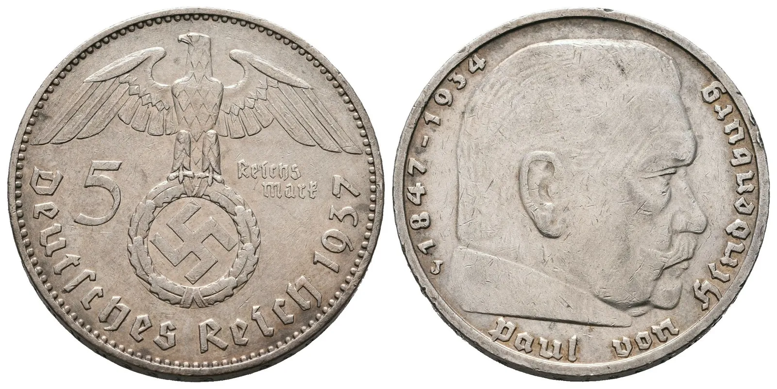 III. říše, 5 Marka 1937 J