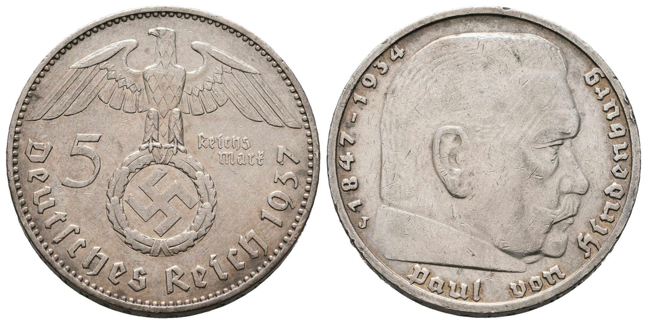 III. říše, 5 Marka 1937 J