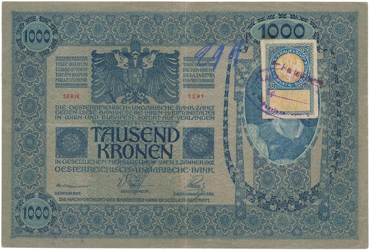Razítkované R-U bankovky na Balkáně 1919-1921 — 1