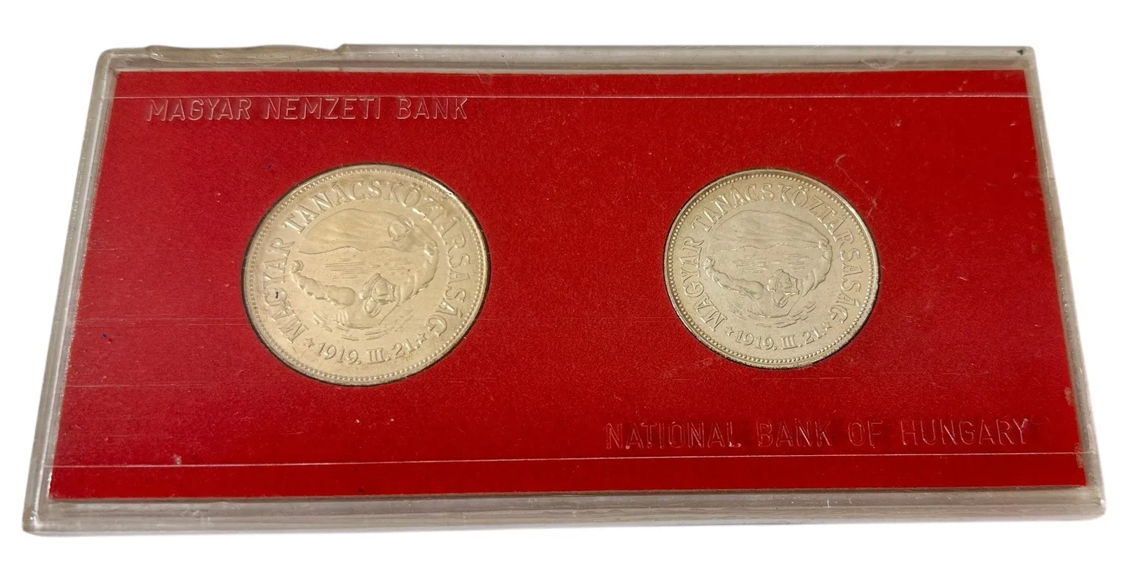 Maďarsko - Sada stříbrných mincí 100 a 50 Forint 1969