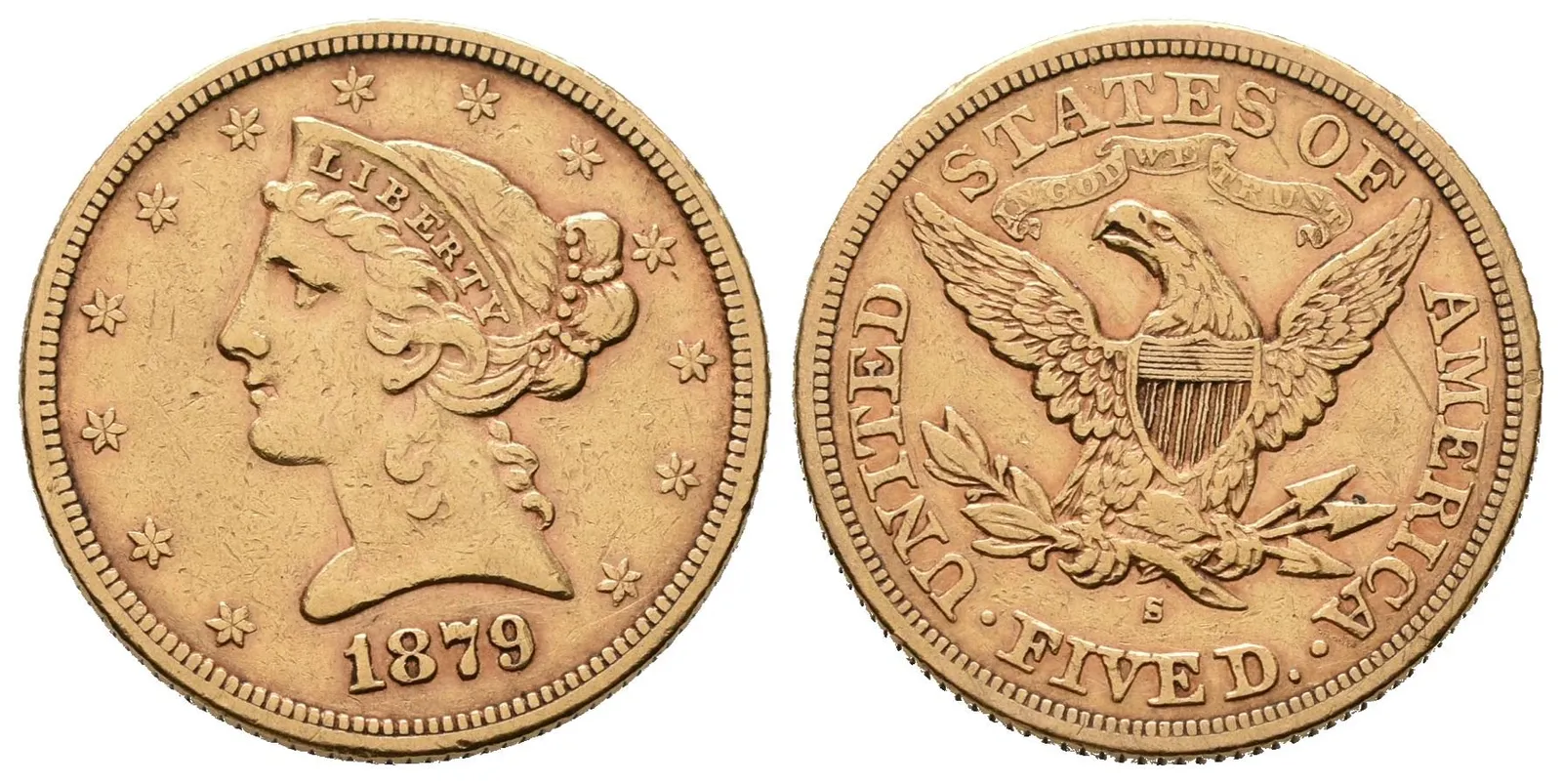 USA, 5 Dollars 1879