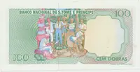 Svatý Tomáš a Princův ostrov, 100 Dobras 1989, P.60 - fotografie 2