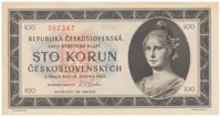 100 Koruna 1945, série B 28, Hej.77a.S1