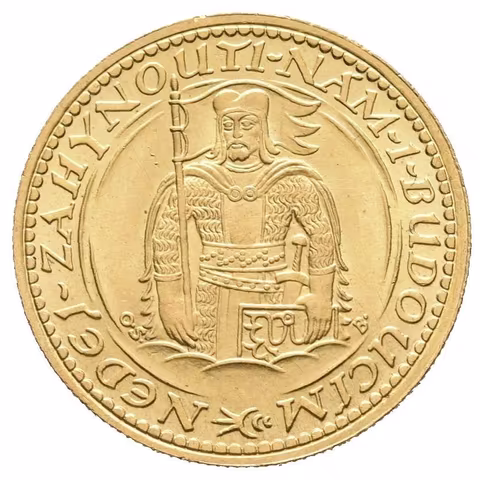 Dukát 1927 (raženo 25774 ks), krásná zachovalost, lesk,