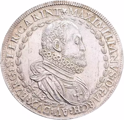 MAXIMILIAN III 1602–1618, 1 thaler 1613, Hall
