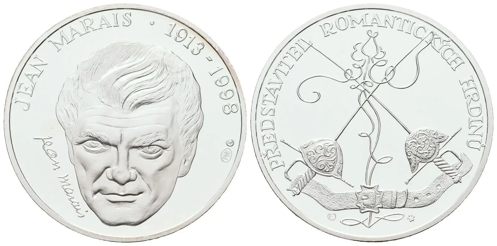 AR Medaile b.l. (2013) - Jean Marais - 100. výročí narození