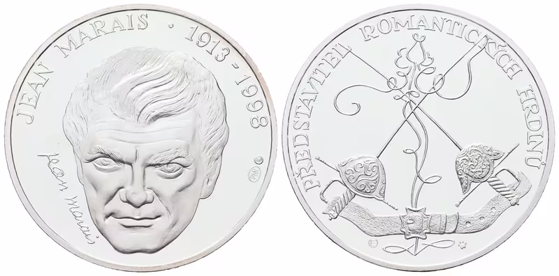 AR Medaile b.l. (2013) - Jean Marais - 100. výročí narození