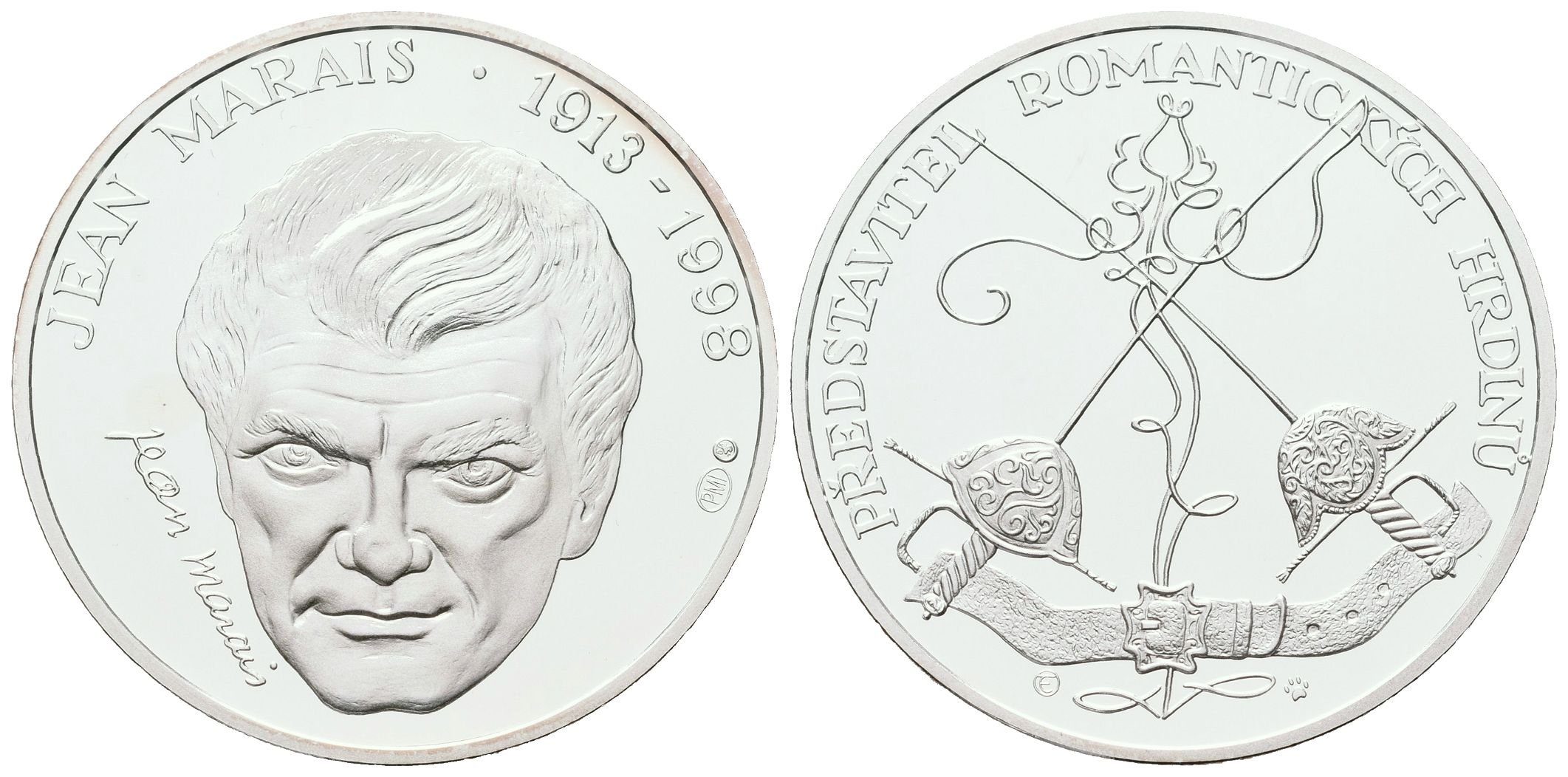 AR Medaile b.l. (2013) - Jean Marais - 100. výročí narození