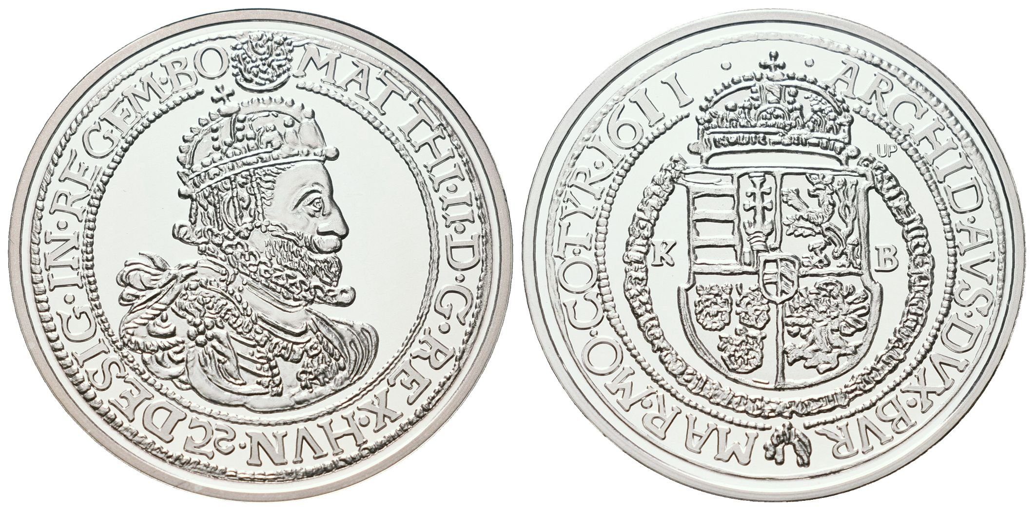 Replika - Historický 1/2 tolar - Matěj II. 1611