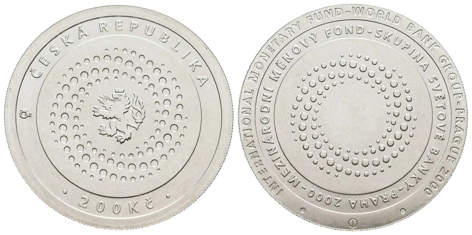 200 Kč 2000 - Mezinárodní měnový fond