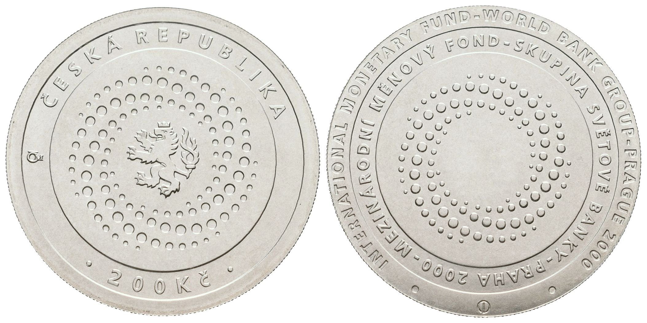 200 Kč 2000 - Mezinárodní měnový fond