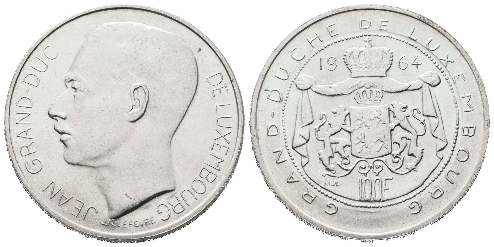 Lucembursko, 100 Frank 1964