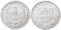 Výmar, 500 Marka 1923 A - fotografie 2