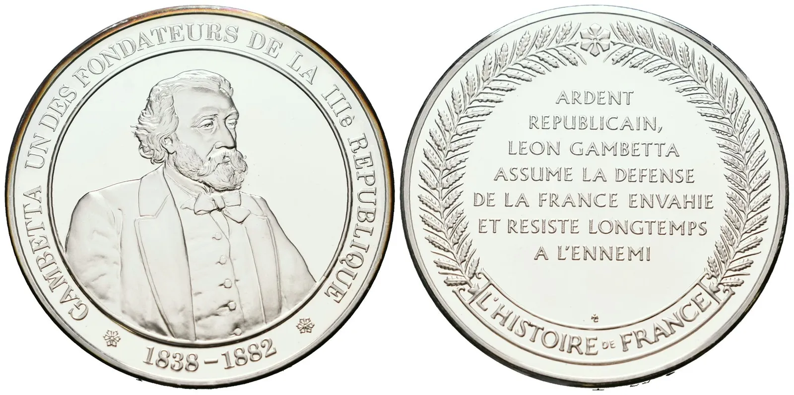 Francie - AR Medaile b.l. - Gambetta