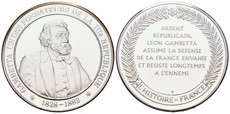 Francie - AR Medaile b.l. - Gambetta