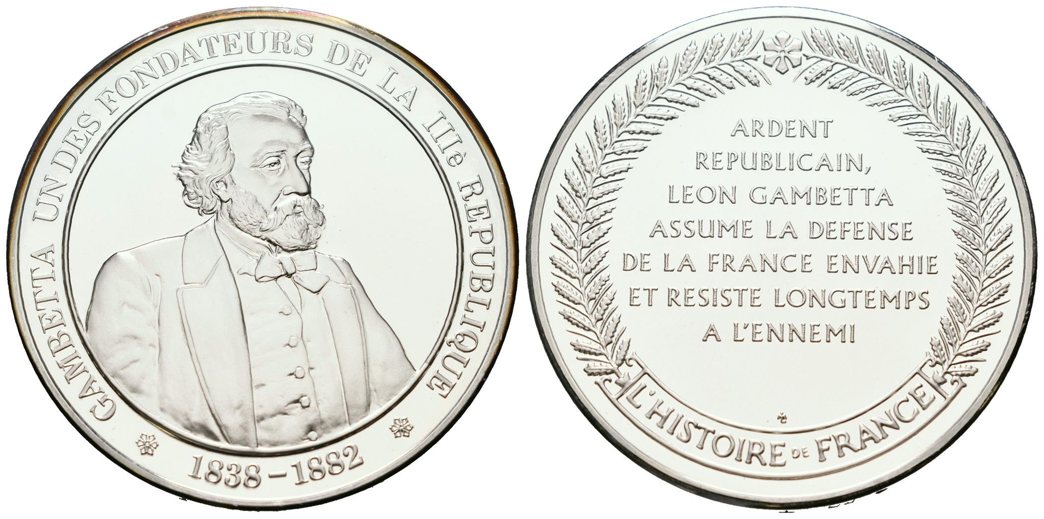 Francie - AR Medaile b.l. - Gambetta