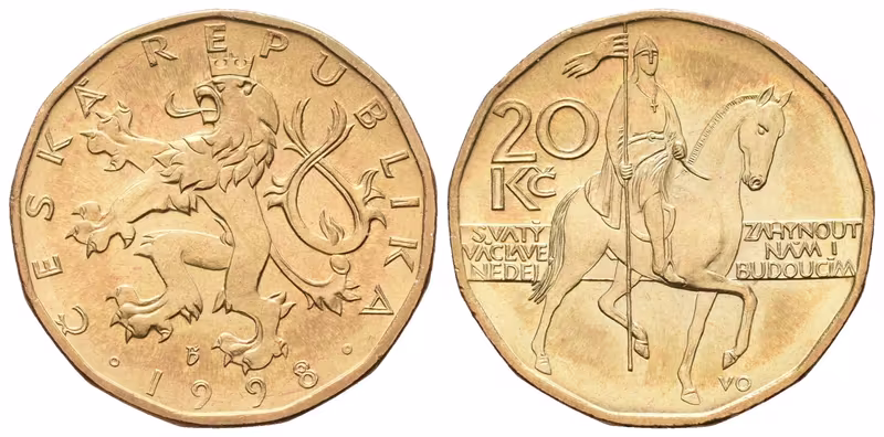 20 Koruna 1998