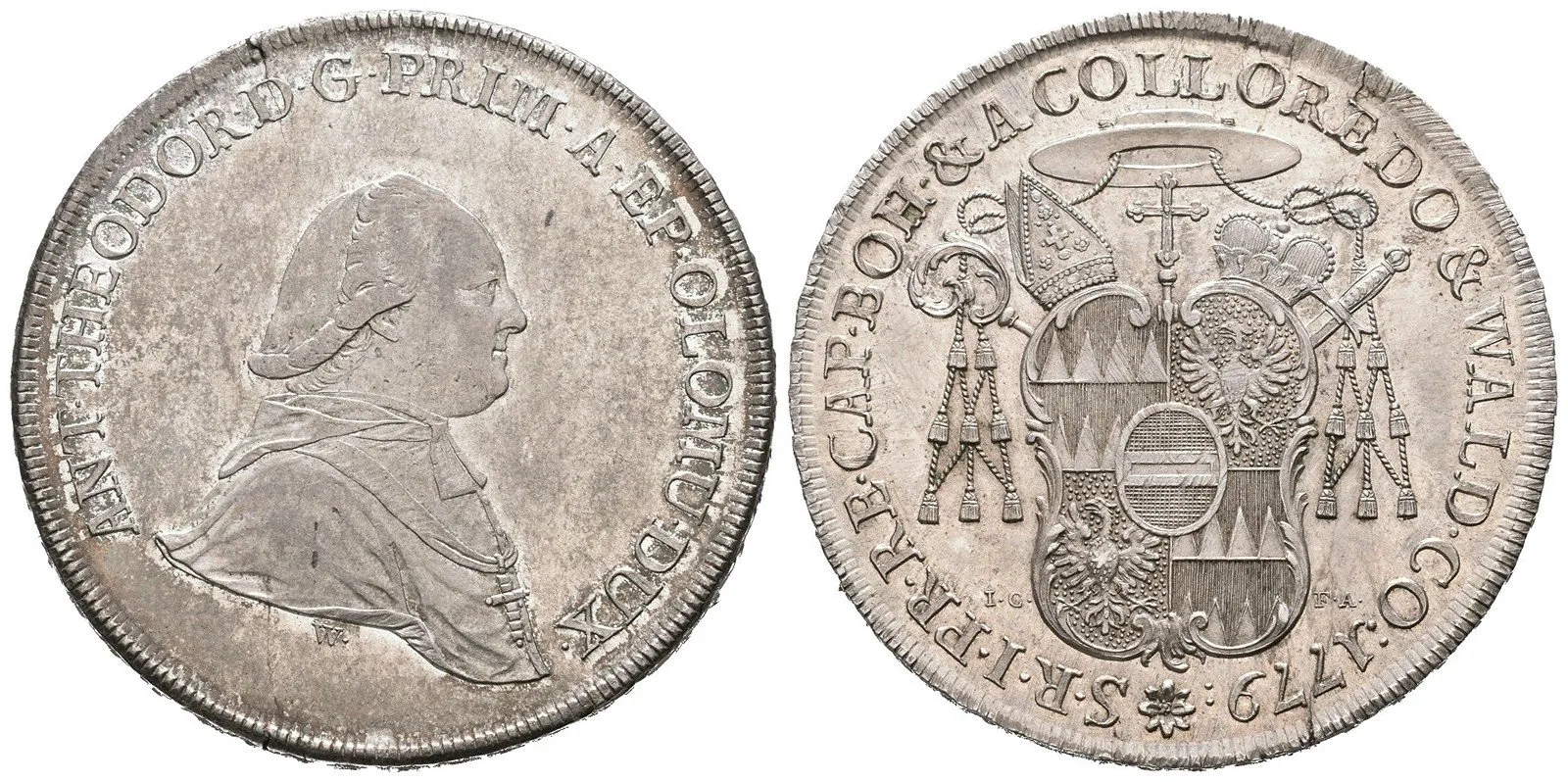 Olomouc - biskupství, Antonín Theodor Colloredo-Waldsee, 1777 - 1811 — 1