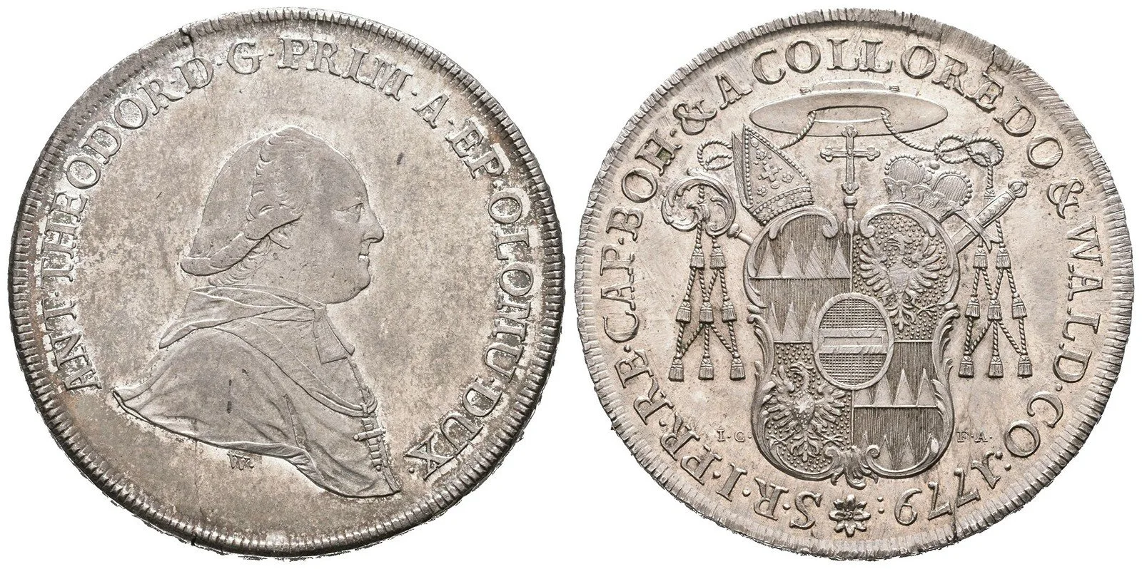 Olomouc - biskupství, Antonín Theodor Colloredo-Waldsee, 1777 - 1811 — 1
