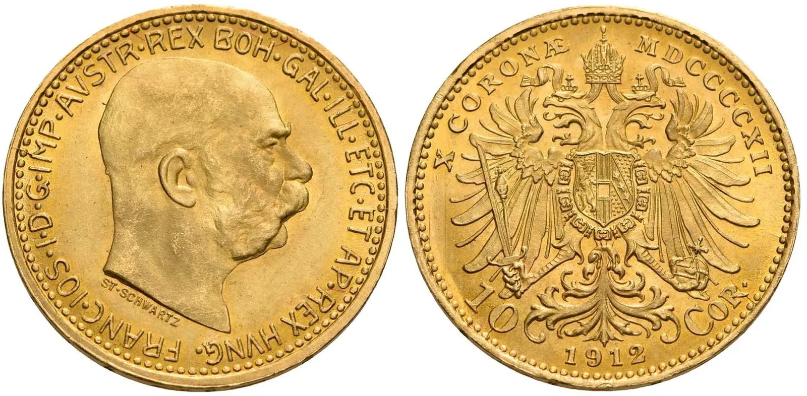 10 Koruna 1912 - novoražba
