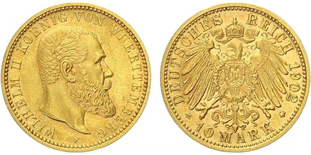 Württemberg, Wilhelm II., 1891 - 1918 — 1