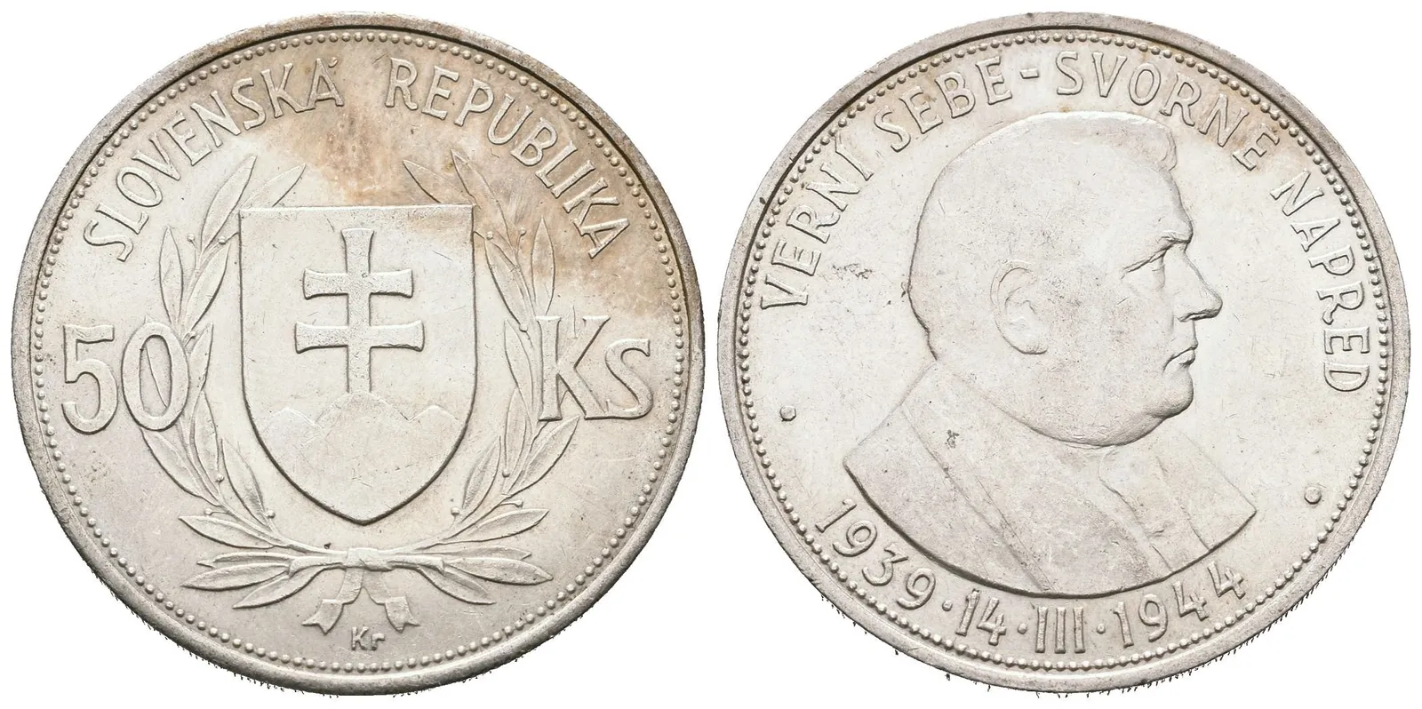 50 Koruna 1944 - Jozef Tiso